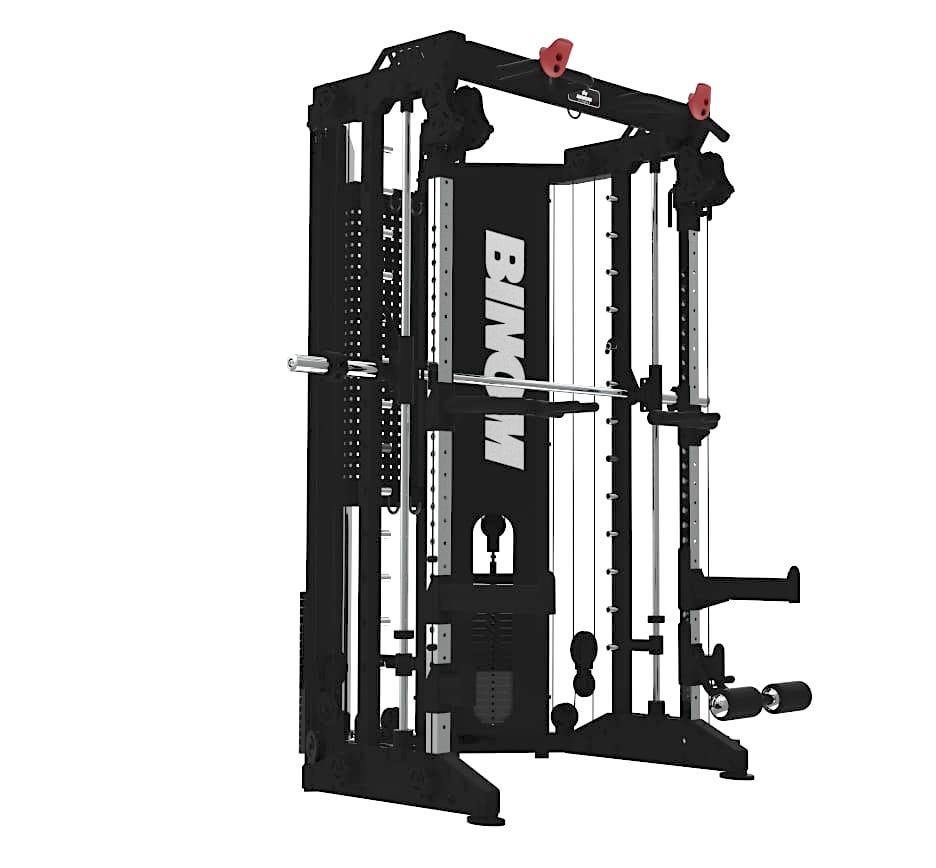 Multigimnasio B17 90 Kg x 2 Multipower, Doble Polea, Fondos y Accesorios