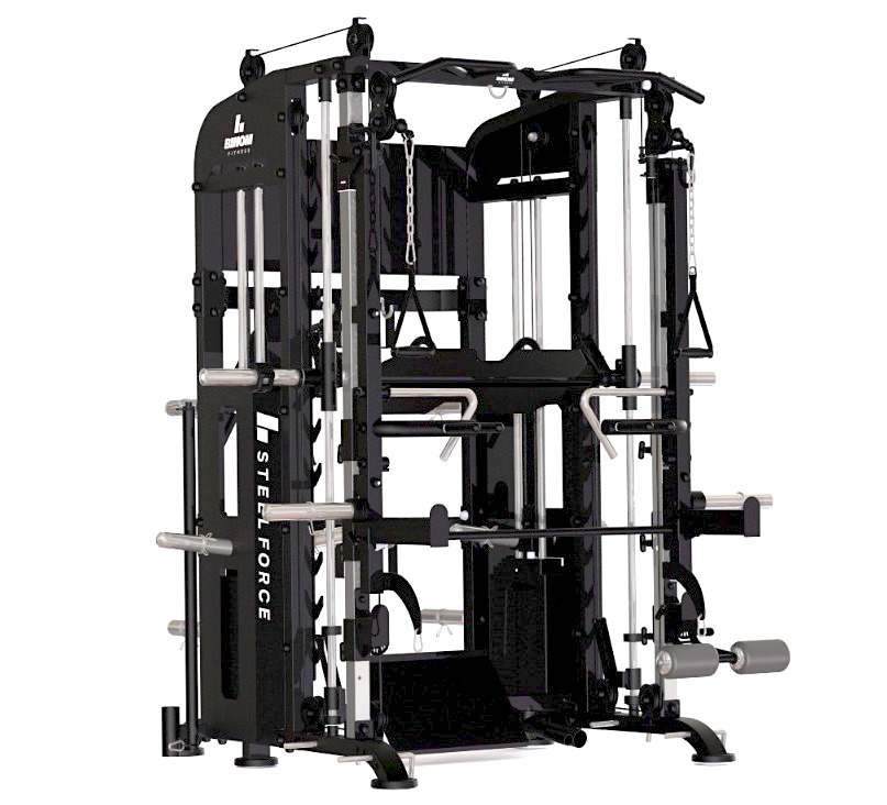 Multigimnasio B21-V2 Doble Polea, Multipower, Press de Piernas, Fondos y Accesorios